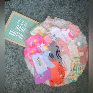 21 Piece 0-3 Month Onesie/Romper Bundle